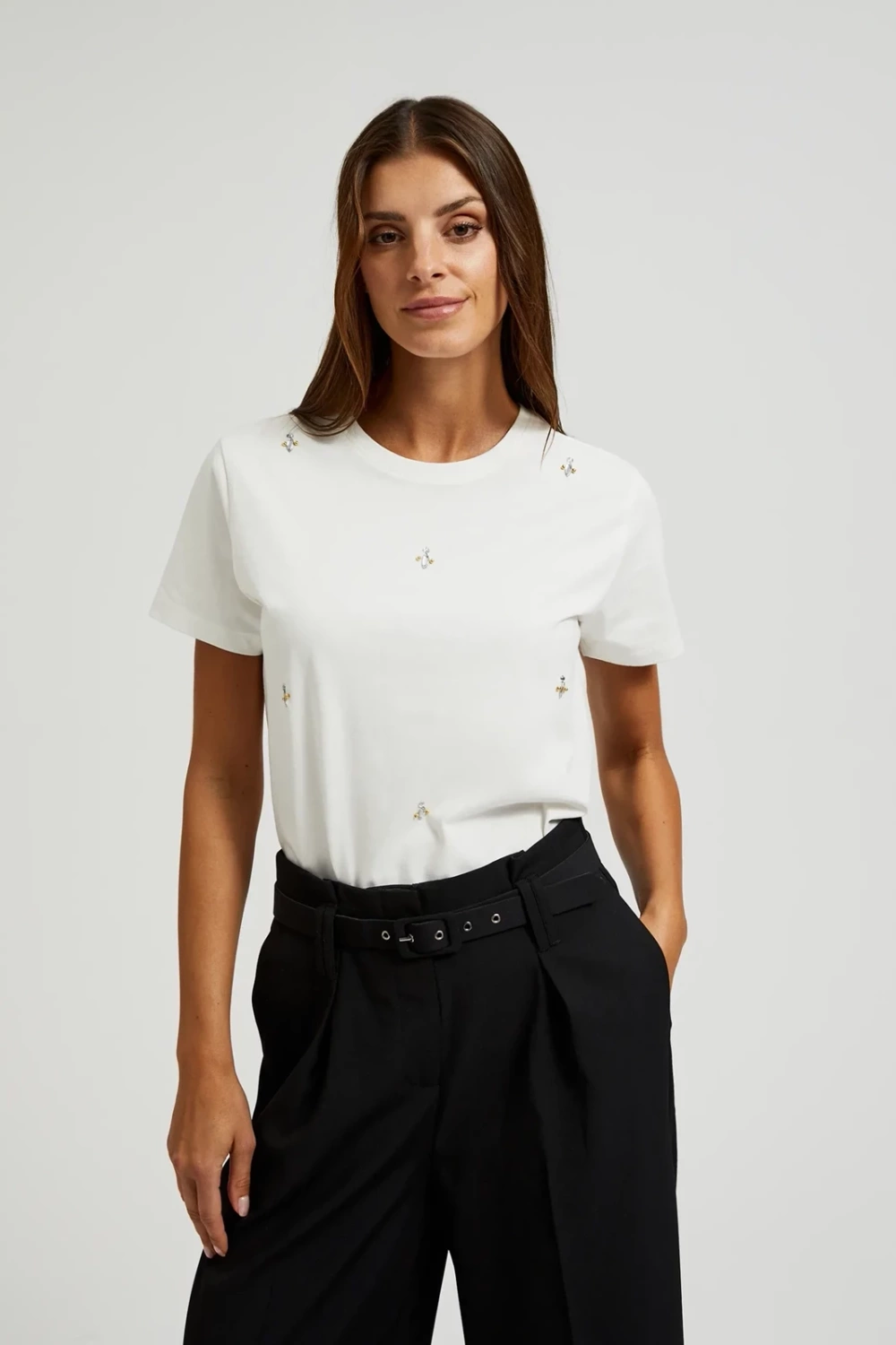 Marisse Women's Blouse Z-Ts-4538 Off White