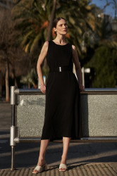 Marisse Women's Dress L-Su-4334 Black