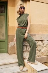 Marisse Women's Dress L-Su-4643 Olive