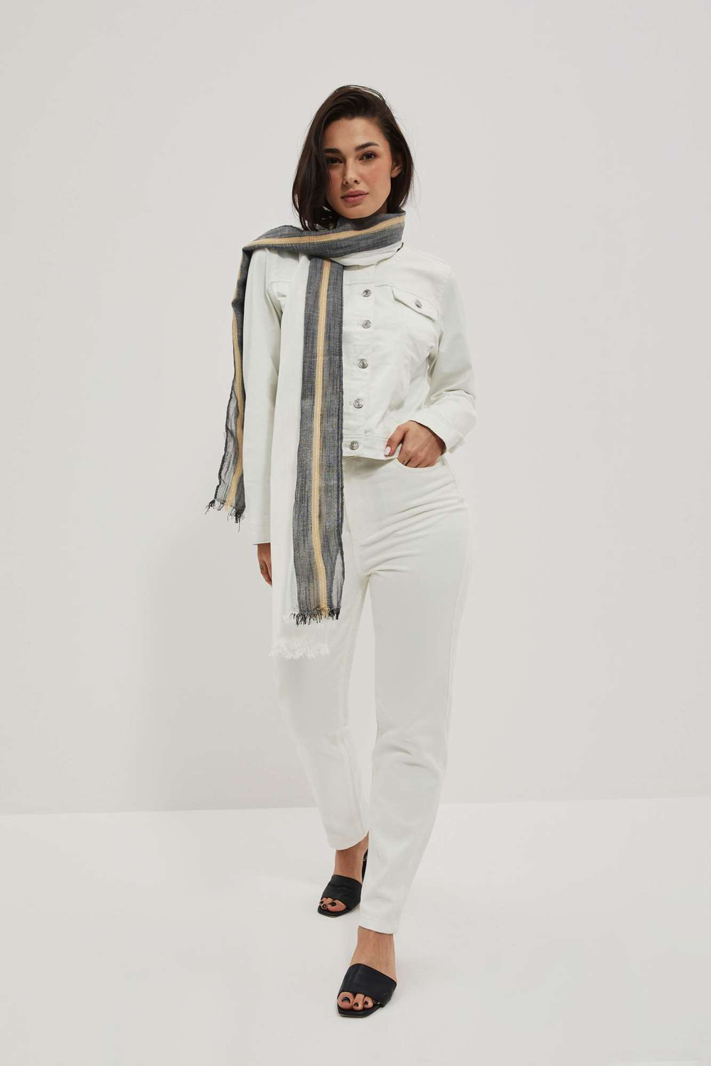 Marisse Women's Scarf L-Sz-4008 White