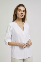 Marisse Women's Shirt L-Ko-4323 Off White