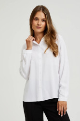 Marisse Women's Shirt L-Ko-4600 White