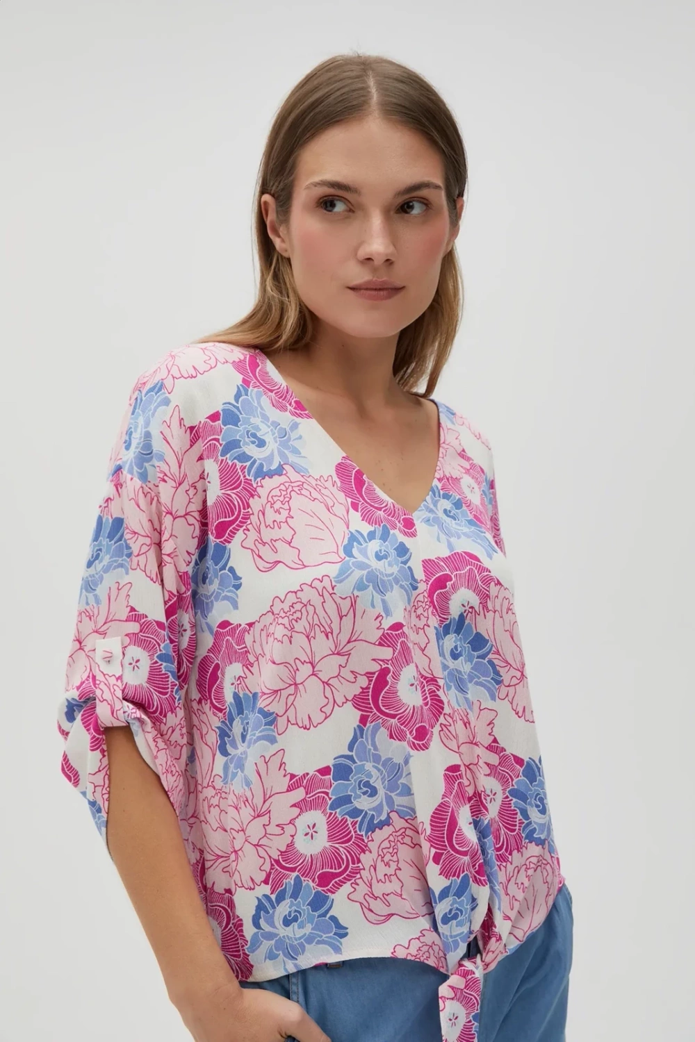 Marisse Women's Shirt L-Ko-4611 L.Pink