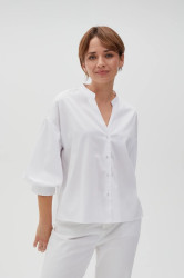 Marisse Women's Shirt L-Ko-4615 White