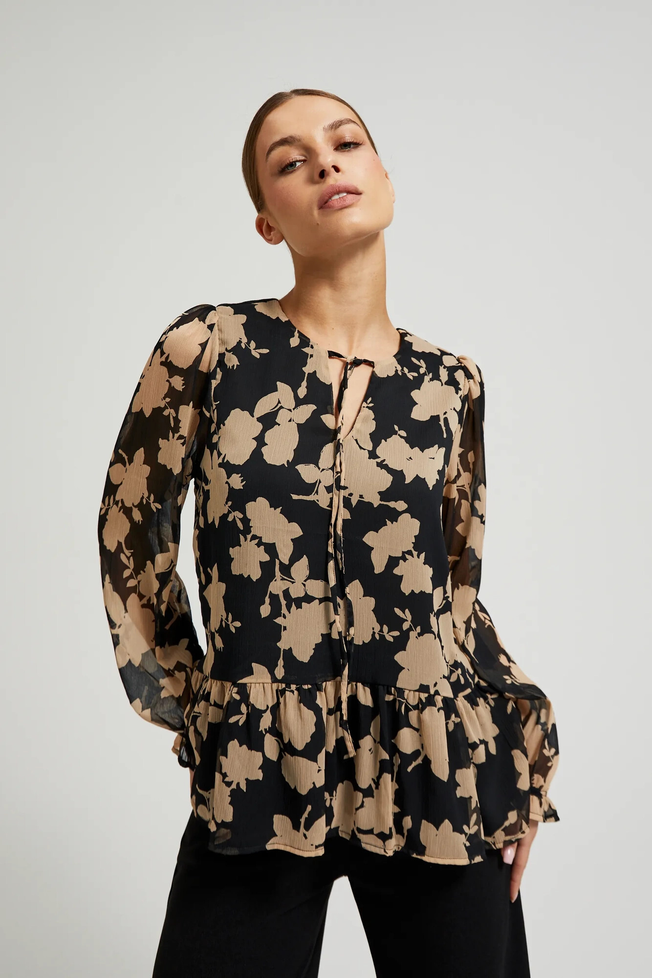 Marisse Women's Shirt Z-Ko-4519 Black