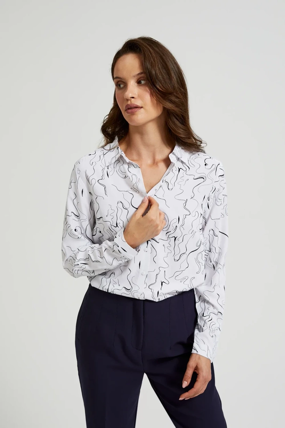 Marisse Women's Shirt Z-Ko-4539 Off White