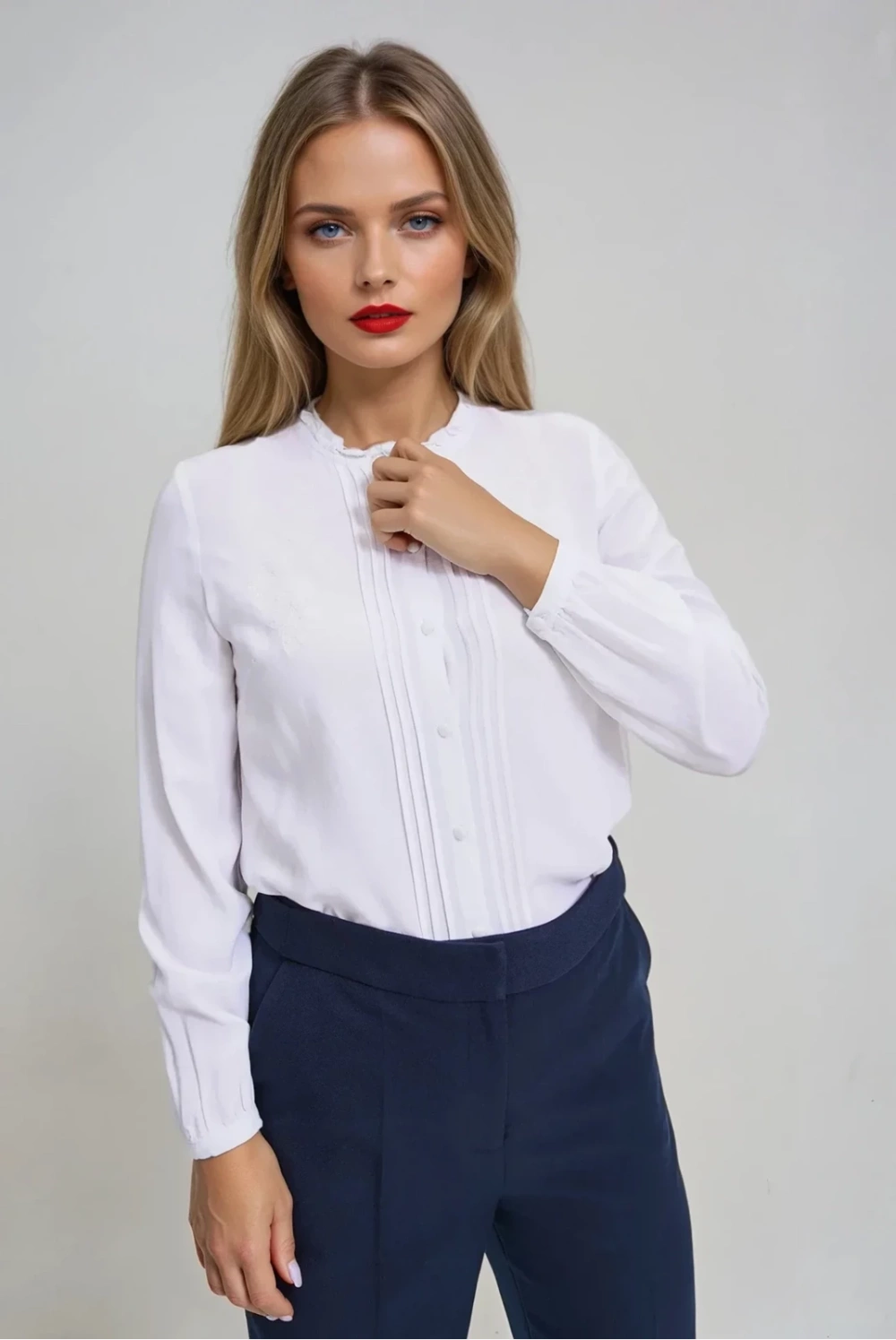 Marisse WOMEN'S SHIRT Z-KO-4801 WHITE