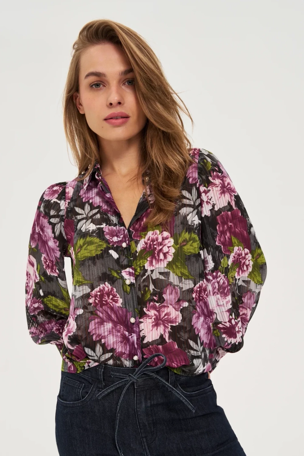 Marisse WOMEN'S SHIRT Z-KO-4807 BLACK