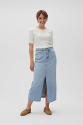 Marisse Women's Skirt L-Sc-4601 L.Blue