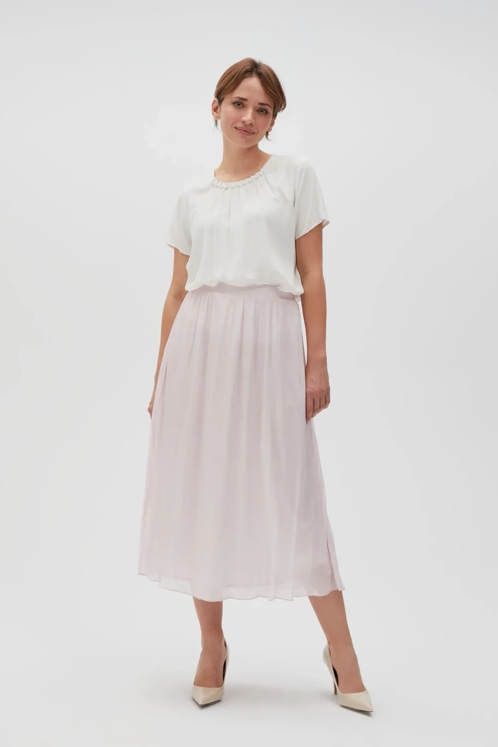 Marisse Women's Skirt L-Sc-4604 L.Pink