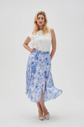 Marisse Women's Skirt L-Sc-4610 L.Blue