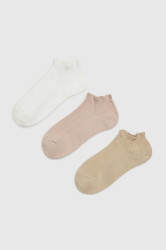 Marisse Women's Socks L-Sk-4609 Off White
