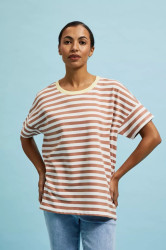 Marisse Women's Sweatshirt L-Bl-4303 L.Brown