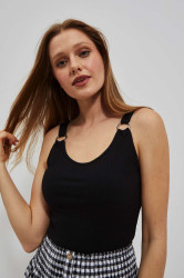 Marisse Women's T-Shirt L-Ts-4063 Black