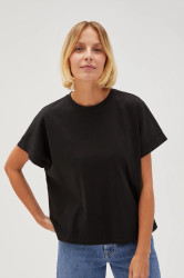 Marisse Women's T-Shirt L-Ts-4603 Black
