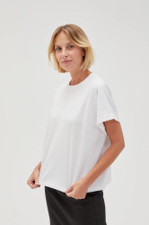 Marisse Women's T-Shirt L-Ts-4603 White