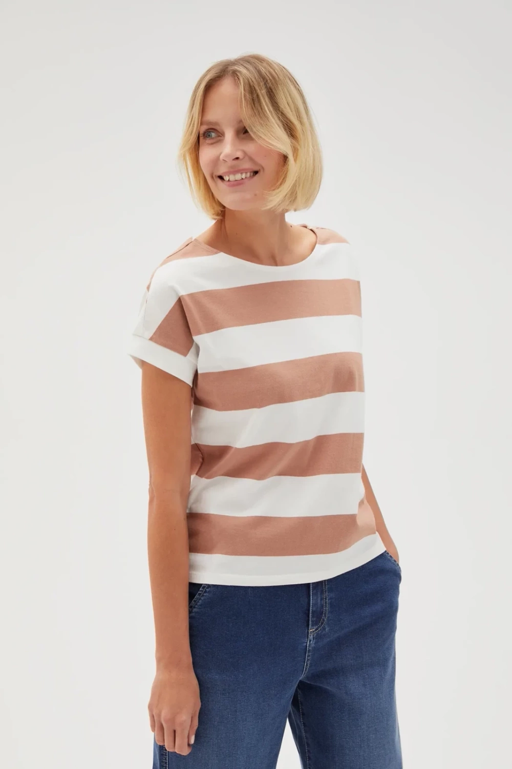 Marisse Women's T-Shirt L-Ts-4607 L.Brown