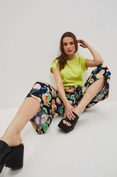 Marisse Women's Trousers L-Sp-4023 Off White
