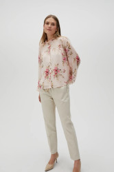 Marisse Women's Trousers L-Sp-4614 L.Beige