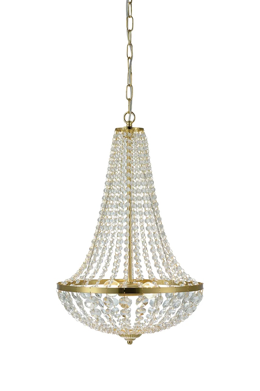 Markslöjd  lampa závěsná z křišťálového skla 55 x 40 x 40 cm