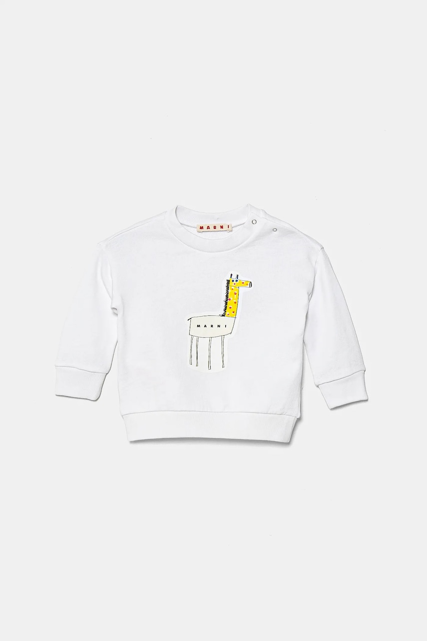 Marni  Dětská bavlněná mikina  MS304B SWEAT-SHIRT