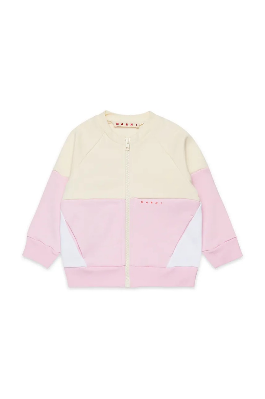 Marni  Dětská bavlněná mikina  MS305B SWEAT-SHIRT