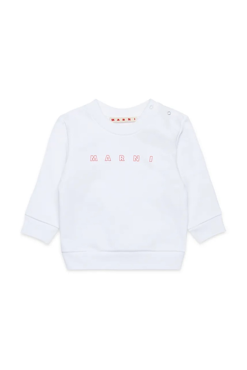 Marni  Dětská bavlněná mikina  MS319B SWEAT-SHIRT