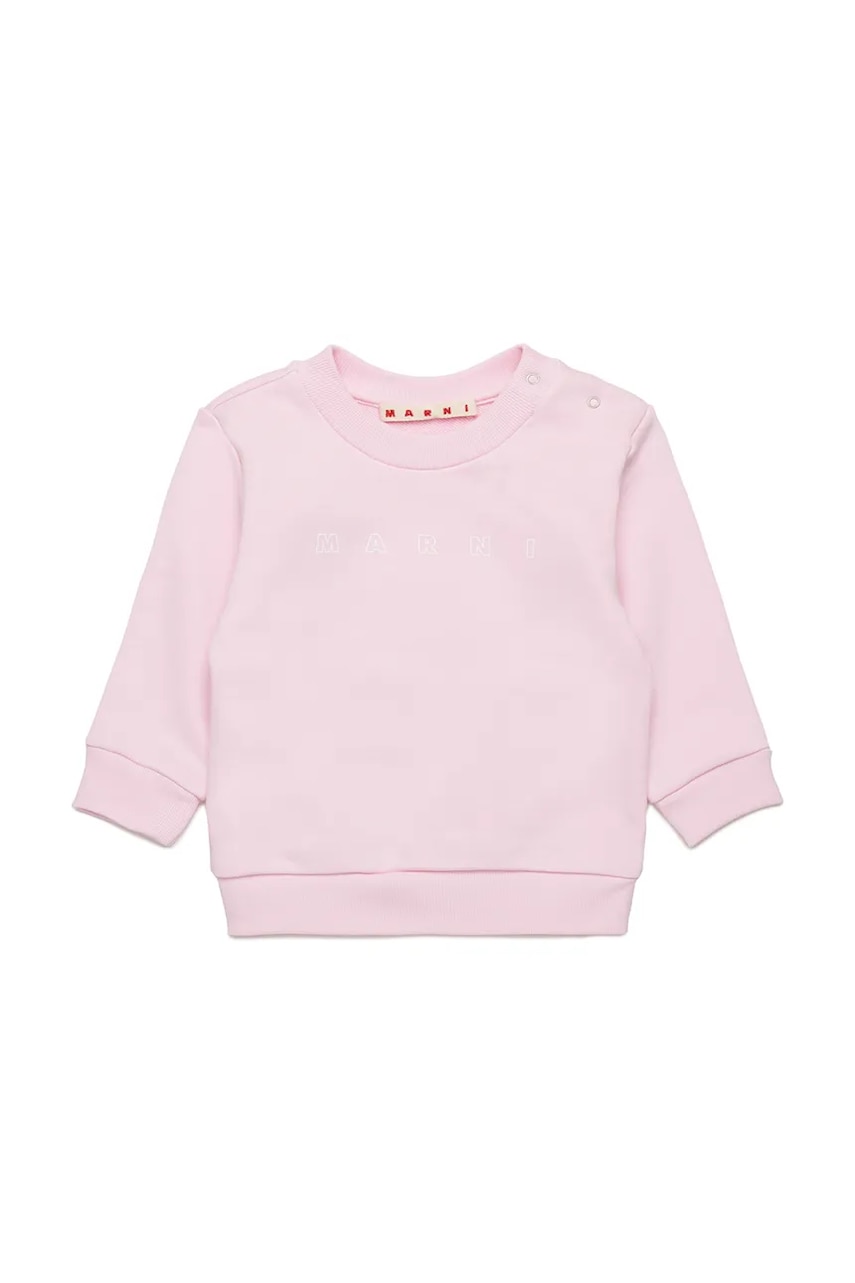 Marni  Dětská bavlněná mikina  MS319B SWEAT-SHIRT