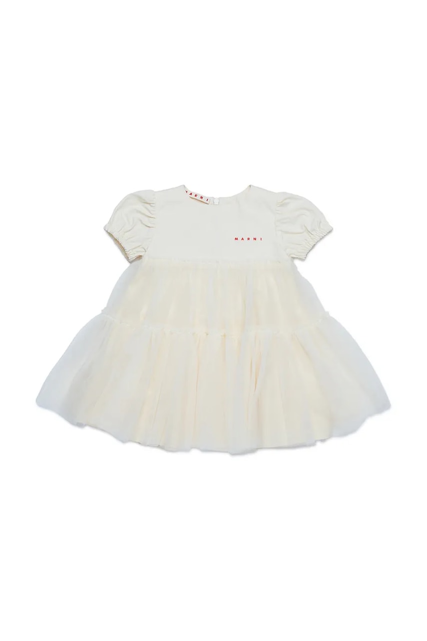 Marni  Dětské bavlněné šaty  MD294B DRESS