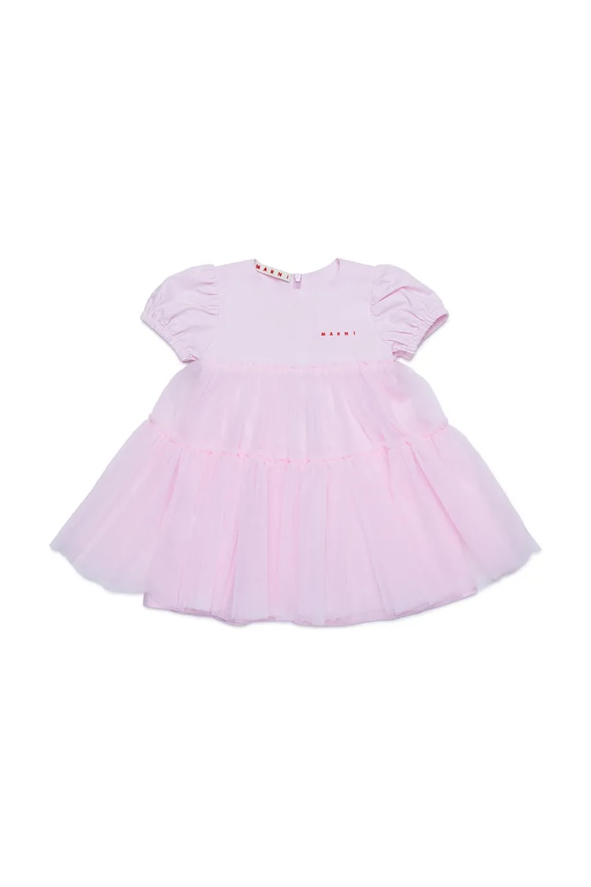 Marni  Dětské bavlněné šaty  MD294B DRESS