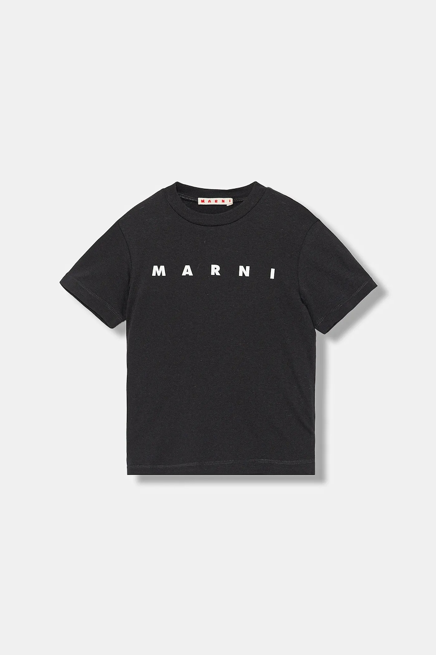 Marni  Dětské bavlněné tričko  MT290F T-SHIRT