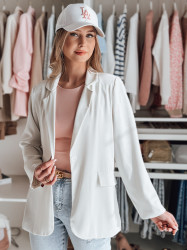 Marynarka damska one size oversize RESIDAL biała Dstreet