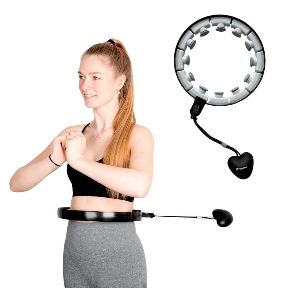 Masážní obruč inSPORTline Weight Hoop Feel 69-108 cm