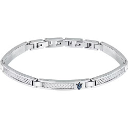 Maserati Fashion ocelový náramek pro muže Iconic JM423AVD21