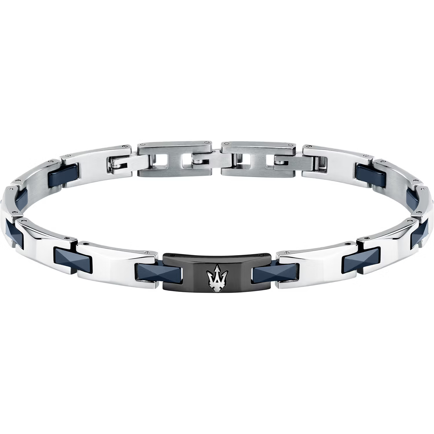 Maserati Stylový pánský náramek z oceli Ceramic JM424ATZ52