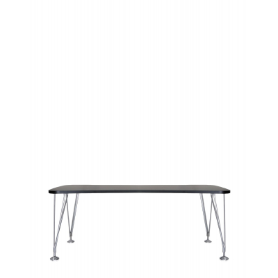 Max s kluzáky 190x90 cm černá / chrom Kartell