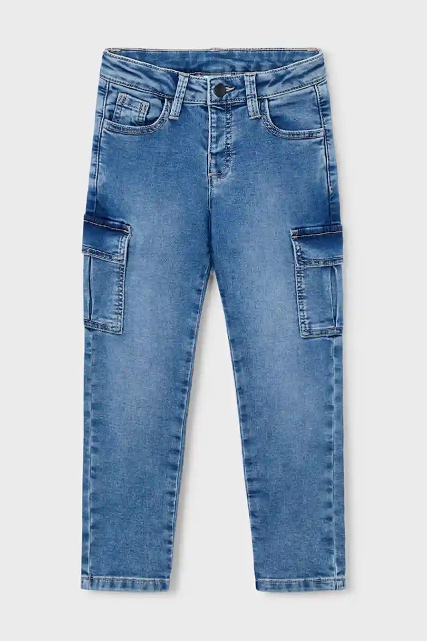 Mayoral  Dětské rifle  soft denim cargo