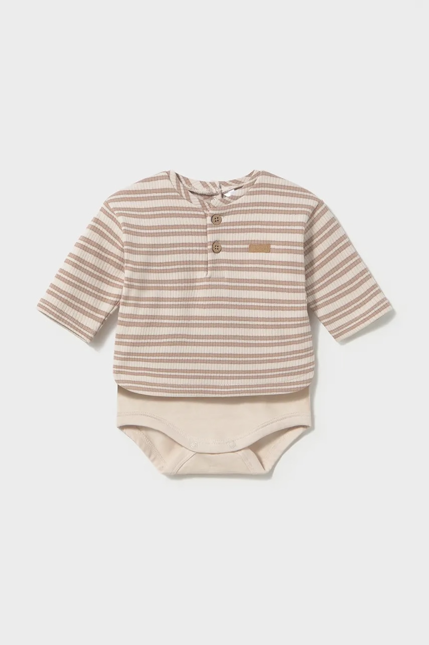 Mayoral Newborn  body kojenecké s bavlnou