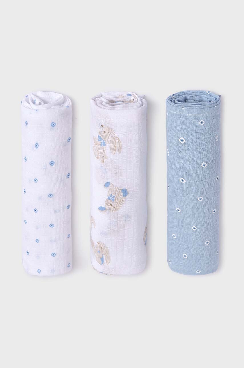 Mayoral Newborn  Dětská plenka  3-pack