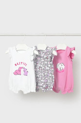 Mayoral Newborn  Dětské dupačky  3-pack
