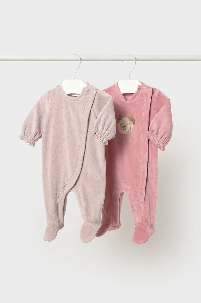 Mayoral Newborn  dupačky kojenecké s bavlnou 2-pack