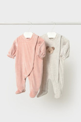 Mayoral Newborn  dupačky kojenecké s bavlnou 2-pack