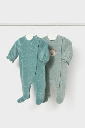 Mayoral Newborn  dupačky kojenecké s bavlnou 2-pack