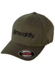 Meatfly Brand Flexfit Olive | Velikost L/XL