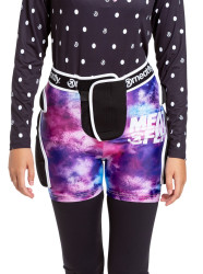 Meatfly chránič kostrče Norris Purple Aquarel | Růžová | Velikost XS