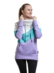 Meatfly dámská mikina Anesa Lavender/White | Fialová | Velikost S