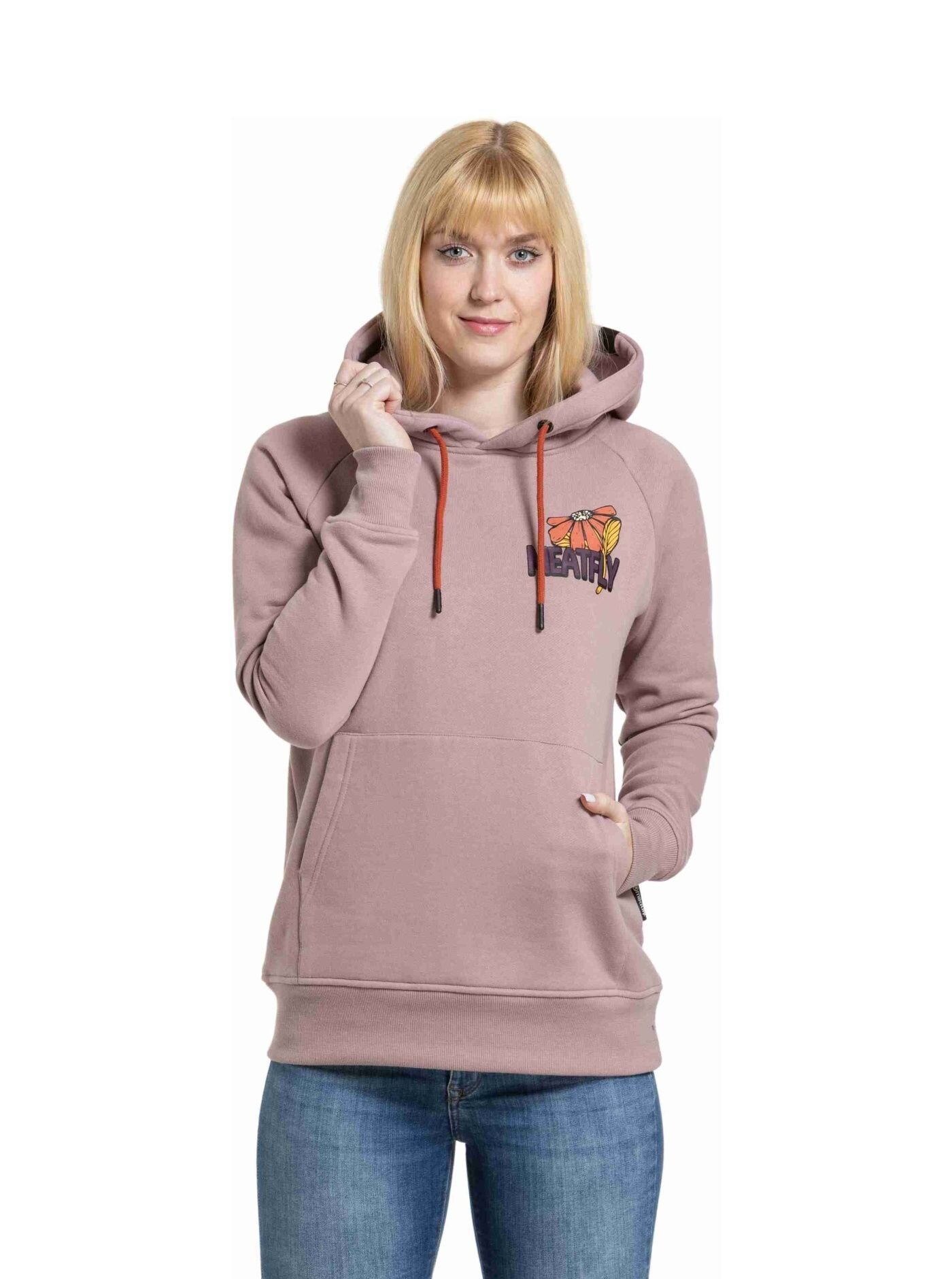 Meatfly dámská mikina Watani Maue Flowers | Písková | Velikost XS