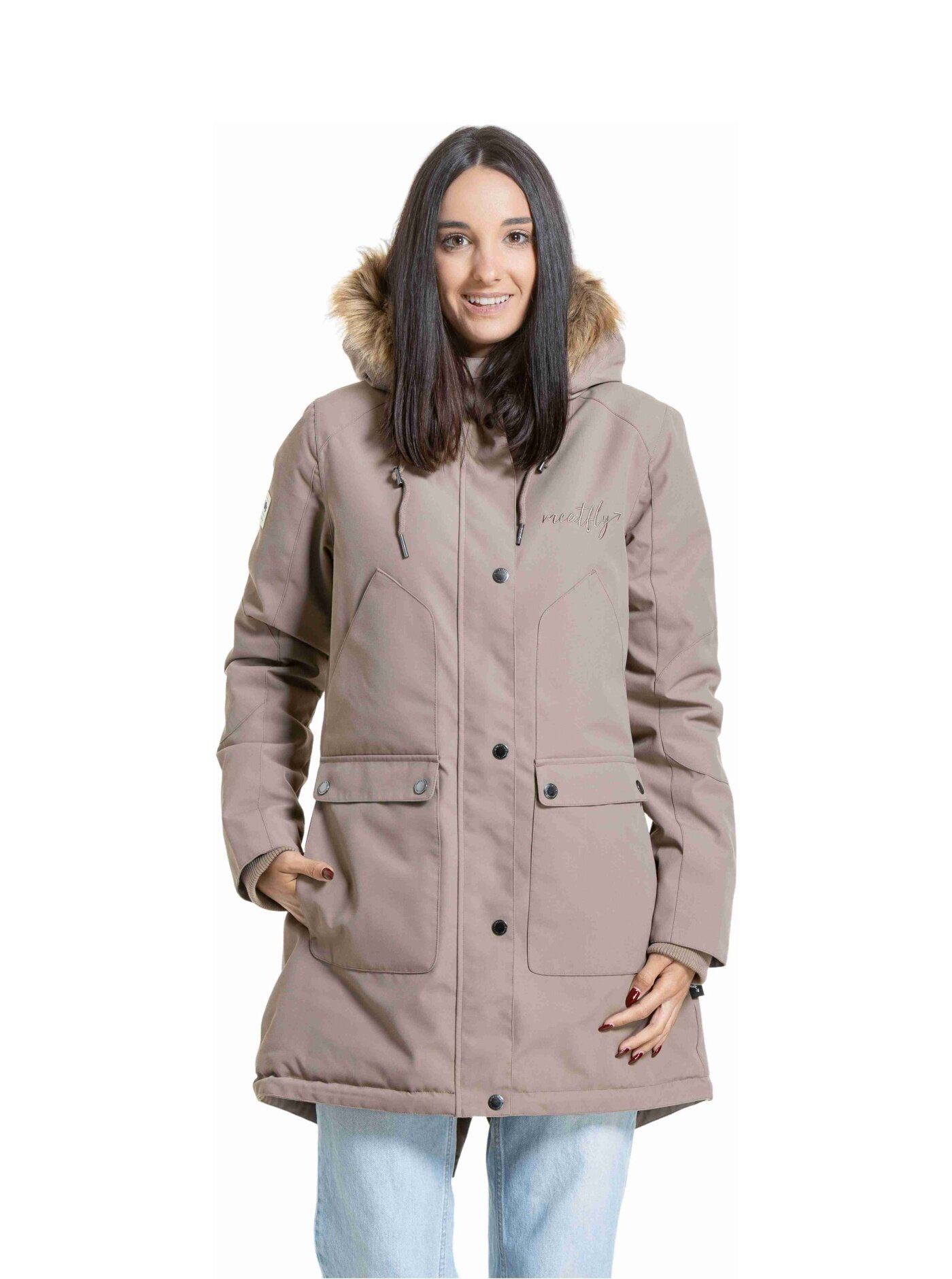 Meatfly dámská parka Amber Stucco | Písková | Velikost S