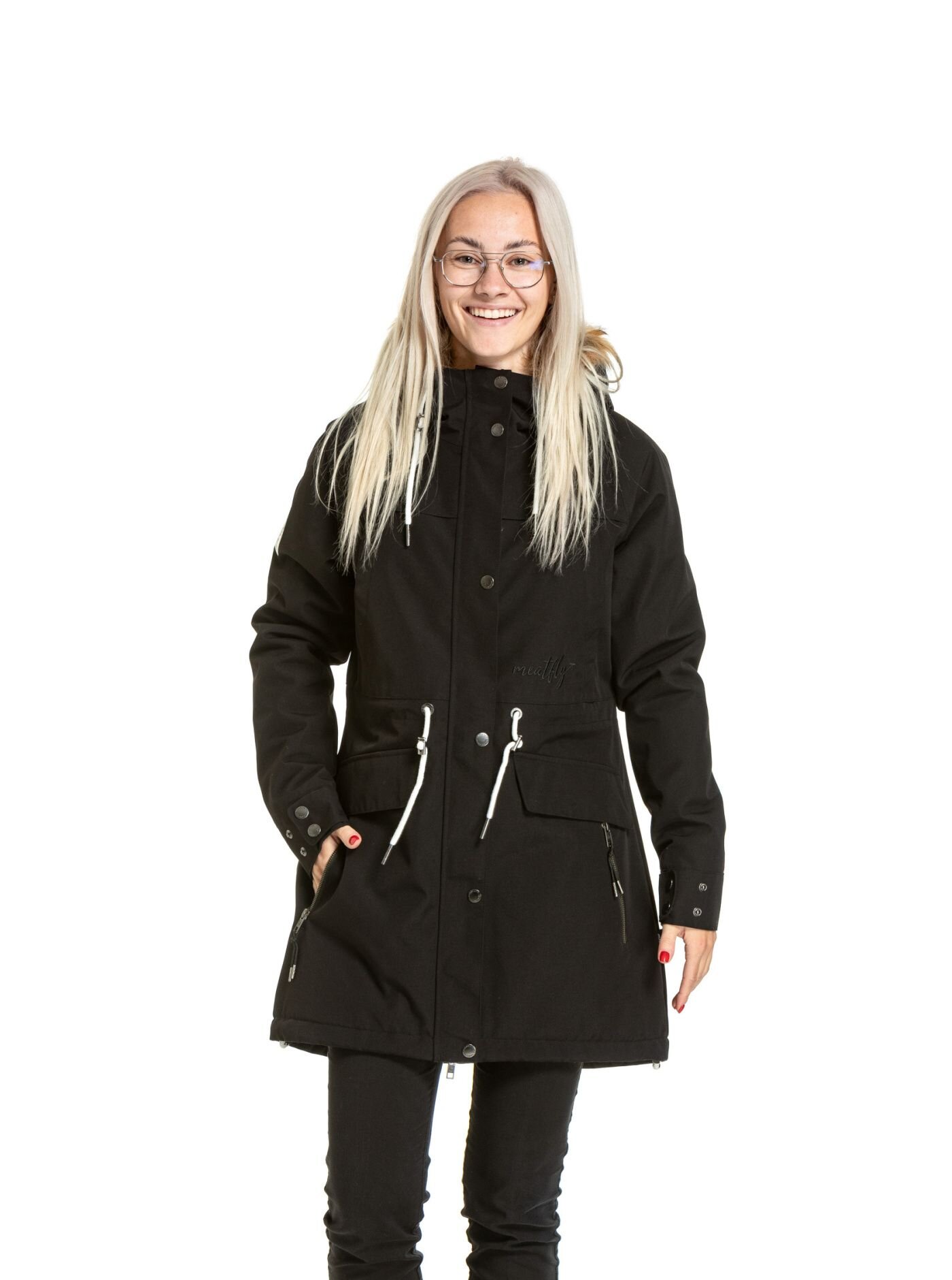 Meatfly dámská parka Aubrey Black | Černá | Velikost XS
