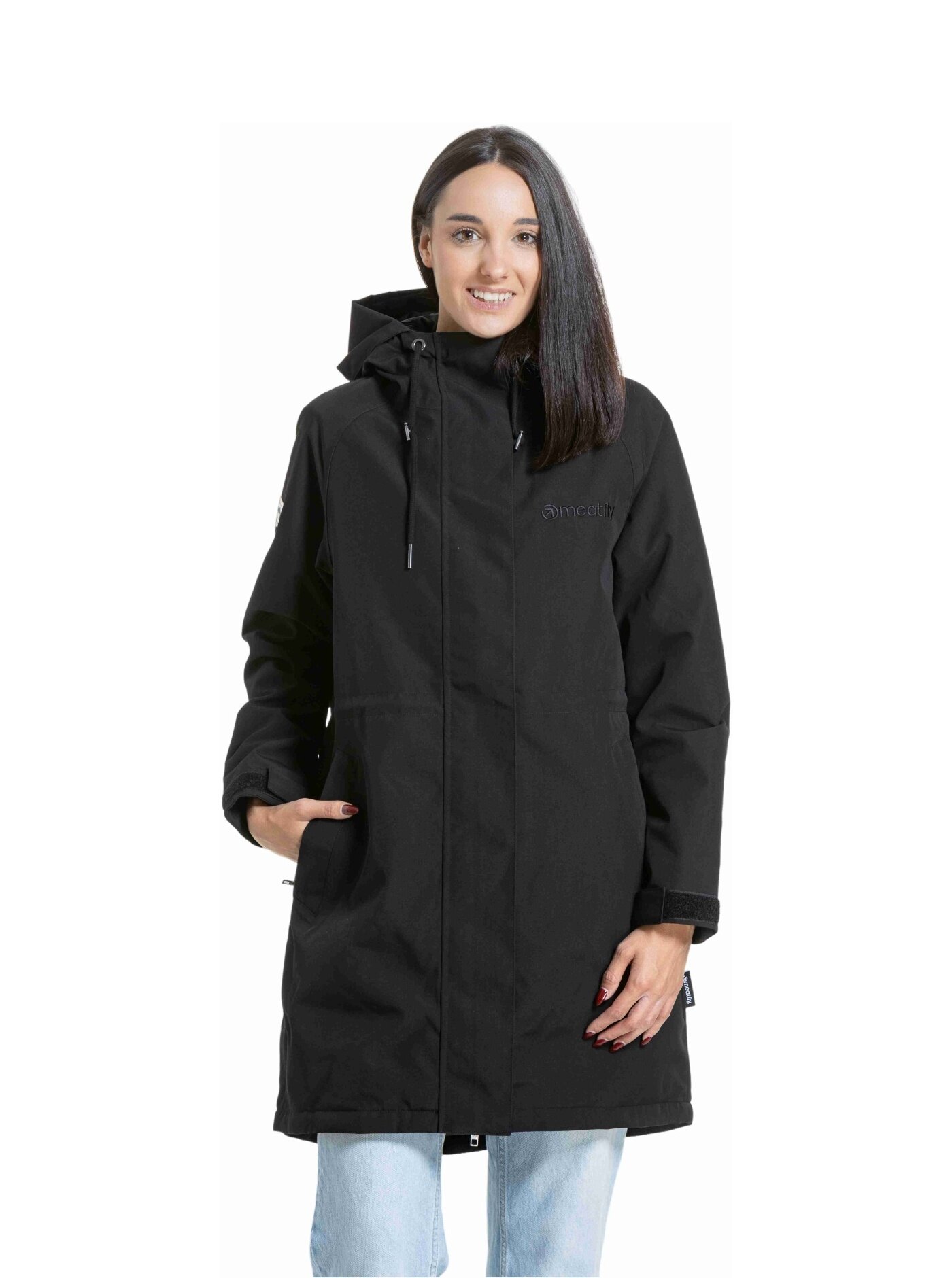 Meatfly dámská parka Lana Black | Černá | Velikost XS
